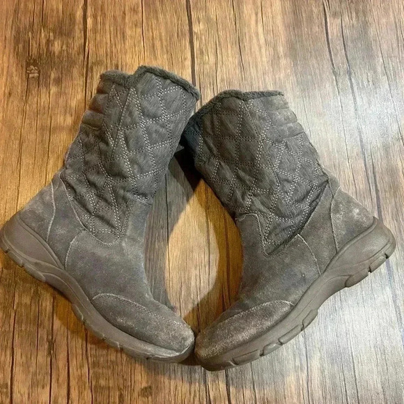 Lands' End All Weather Winter Quilted Side Zip Boots size 8D - Picture 7 of 7